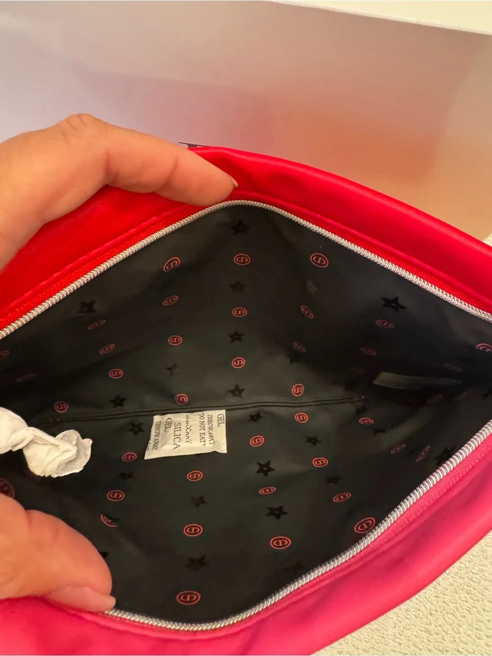 Dior Red/Pink Travel Pouch